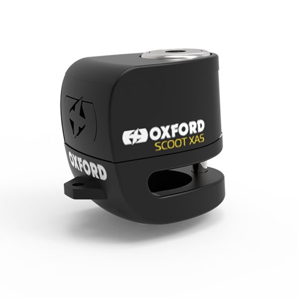 CANDADO DISCO OXFORD C/ALARMA SCOOT XA5 5.5MM NEGRO LK214