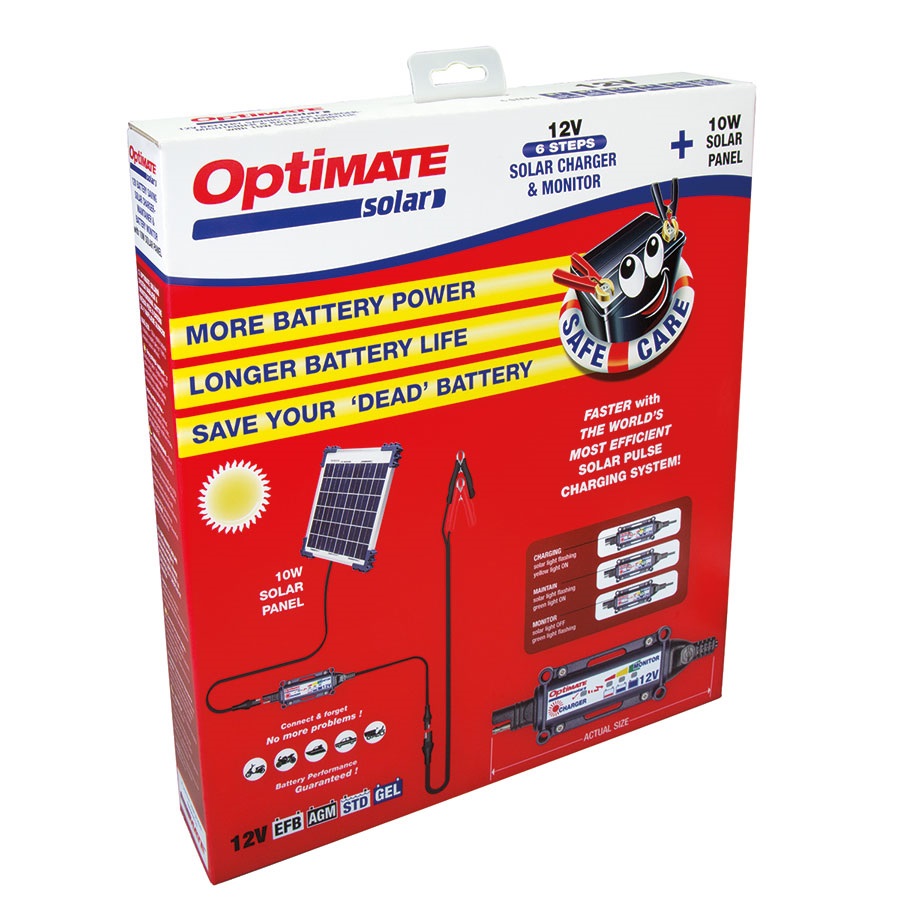 Cargador/Mantenedor de baterías Solar Optimate TM-522-1