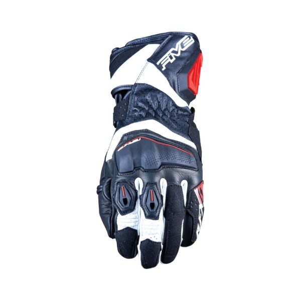 GUANTES FIVE RFX4 EVO NEGRO / BLANCO / ROJO