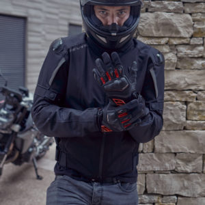 GUANTES FIVE RS2 EVO NEGRO / CAQUI