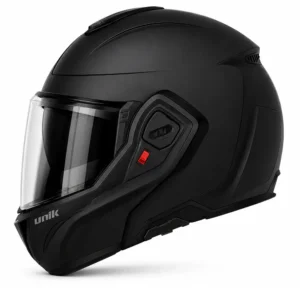 CASCO FLIP-BACK UNIK CON GAFA SOLAR SPECTRUM DV NEGRO MATE