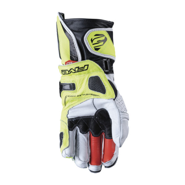 GUANTES FIVE RFX1 v2 BLANCO / AMARILLO FLUOR