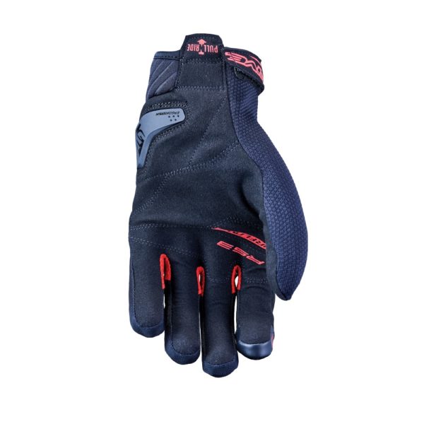 GUANTES FIVE RS3 EVO AIRFLOW NEGRO / ROJO