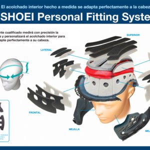 P.F.S SHOEI  AJUSTE PERFECTO – Personal Fitting System