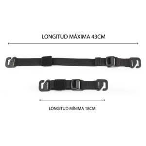 CINCHAS KRIEGA OVERLANDER-S OS-MINI CAM STRAPS PACK 2Uds