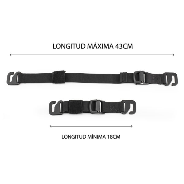 CINCHAS KRIEGA OVERLANDER-S OS-MINI CAM STRAPS PACK 2Uds