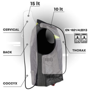 AIRBAG MOTOAIRBAG MAB V4 GILET MODULAR BLACK