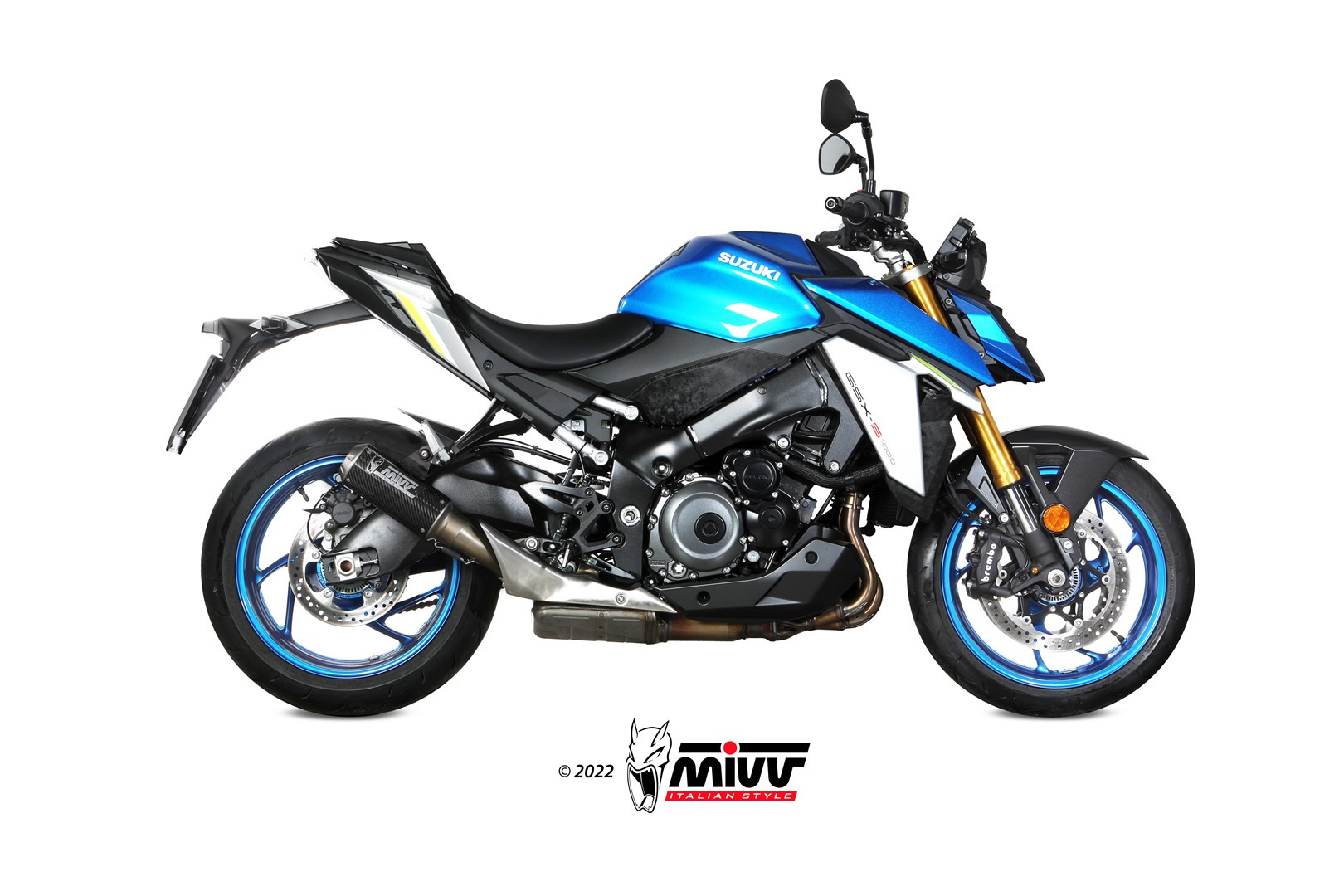 Mivv Suzuki GSX-S 950 / 1000 2021-25 Slip-On GP Pro Titanium