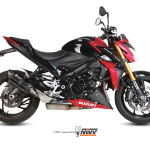 Mivv Slip-On Suono St. Steel con tapa carbono Suzuki GSX-S 1000 / 1000 F 2015-20
