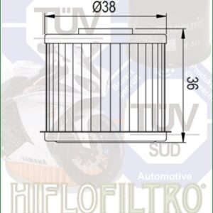 Filtro de aceite HIFLOFILTRO - HF117