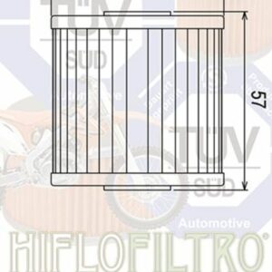 Filtro de aceite HIFLOFILTRO - HF123