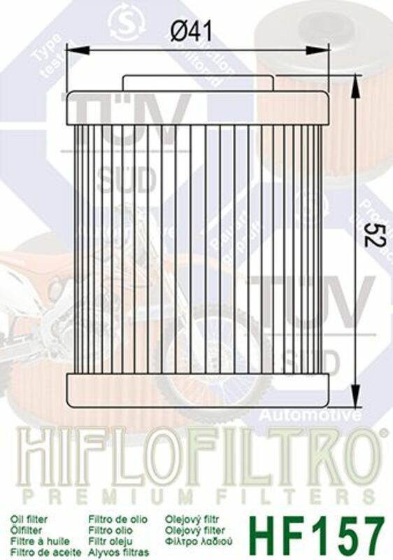 Filtro de aceite HIFLOFILTRO - HF157