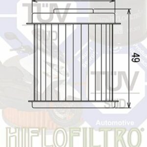 Filtro de aceite HIFLOFILTRO - HF168
