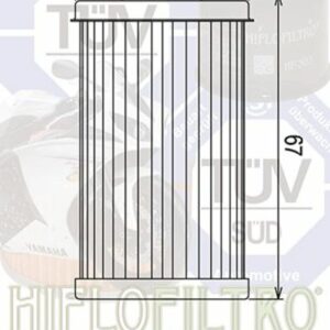 Filtro de aceite HIFLOFILTRO - HF169