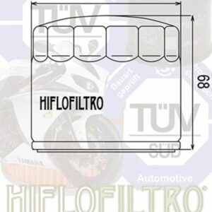 Filtro de aceite HIFLOFILTRO cromo - HF172C