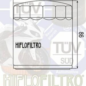 Filtro de aceite HIFLOFILTRO cromo - HF174C