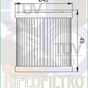 Filtro de aceite HIFLOFILTRO - HF182