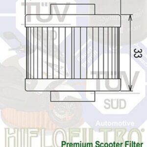 Filtro de aceite HIFLOFILTRO - HF185