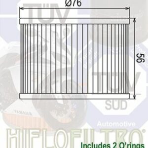 Filtro de aceite HIFLOFILTRO - HF401