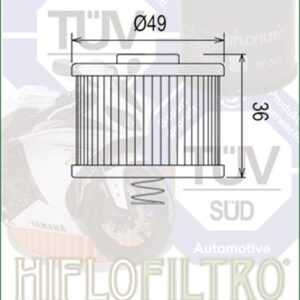 Filtro de aceite HIFLOFILTRO - HF540