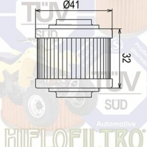 Filtro de aceite HIFLOFILTRO - HF559