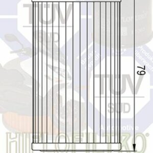 Filtro de aceite HIFLOFILTRO - HF562