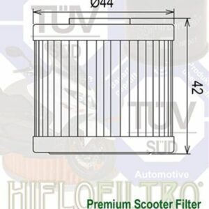 Filtro de aceite HIFLOFILTRO - HF566