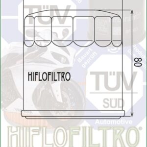 Filtro de aceite HIFLOFILTRO - HF740 - Yamaha Marine