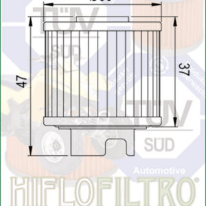 Filtro de aceite HIFLOFILTRO - HF118