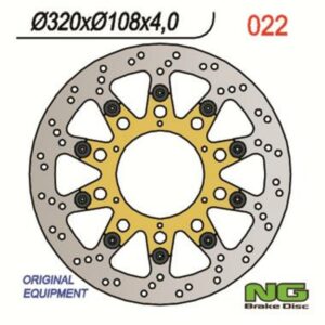 Disco de freno NG BRAKES redondo flotante 22
