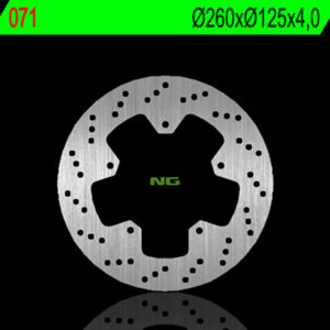 Disco de freno NG BRAKES redondo fijo 71