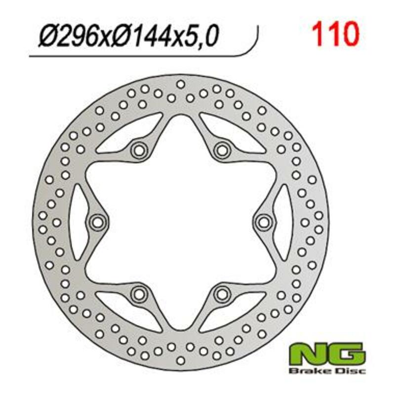 Disco de freno NG BRAKES redondo fijo 110