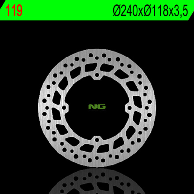 Disco de freno NG BRAKES redondo fijo 119