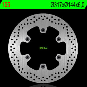 Disco de freno NG BRAKES redondo fijo 125