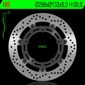Disco de freno NG BRAKES redondo flotante 165