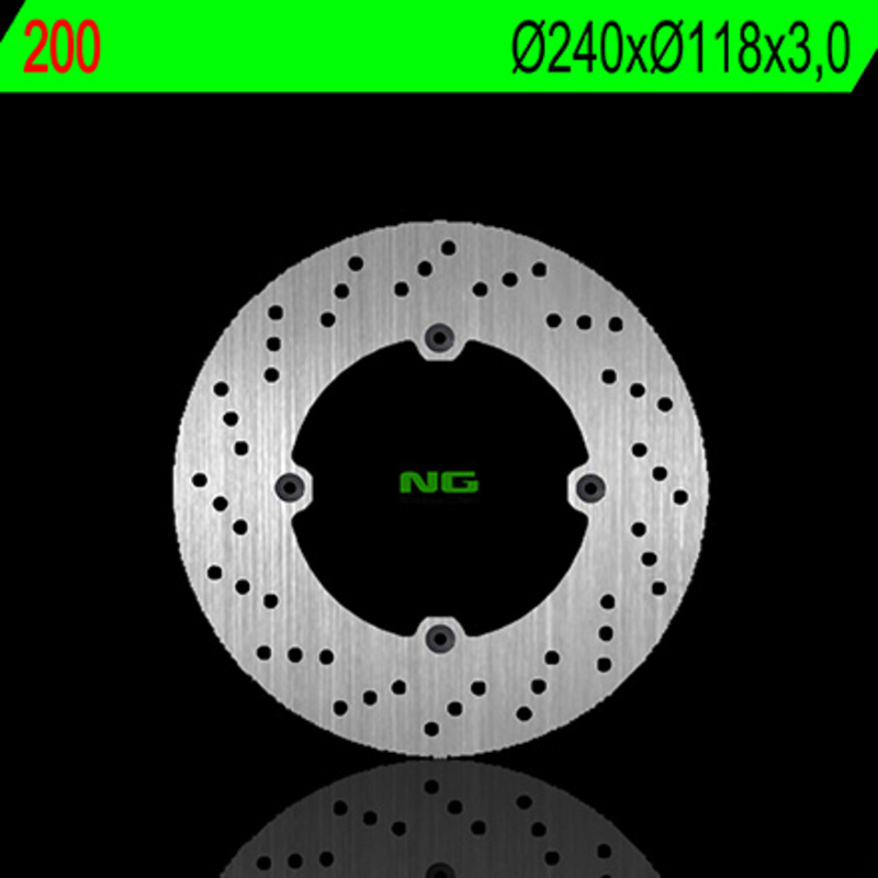 Disco de freno NG BRAKES redondo fijo 200