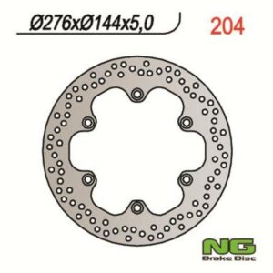 Disco de freno NG BRAKES redondo fijo 204