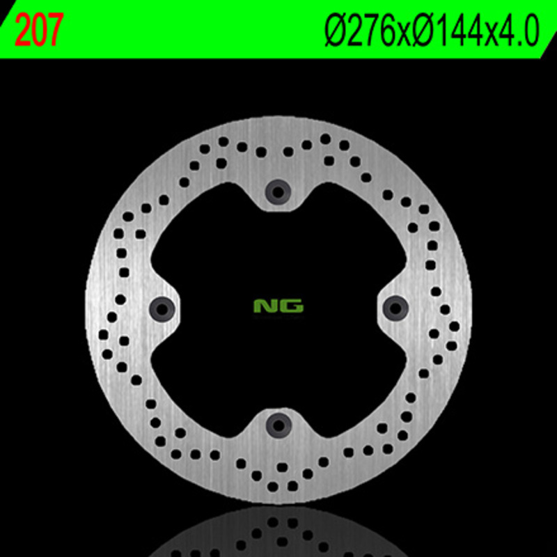 Disco de freno NG BRAKES redondo fijo 207