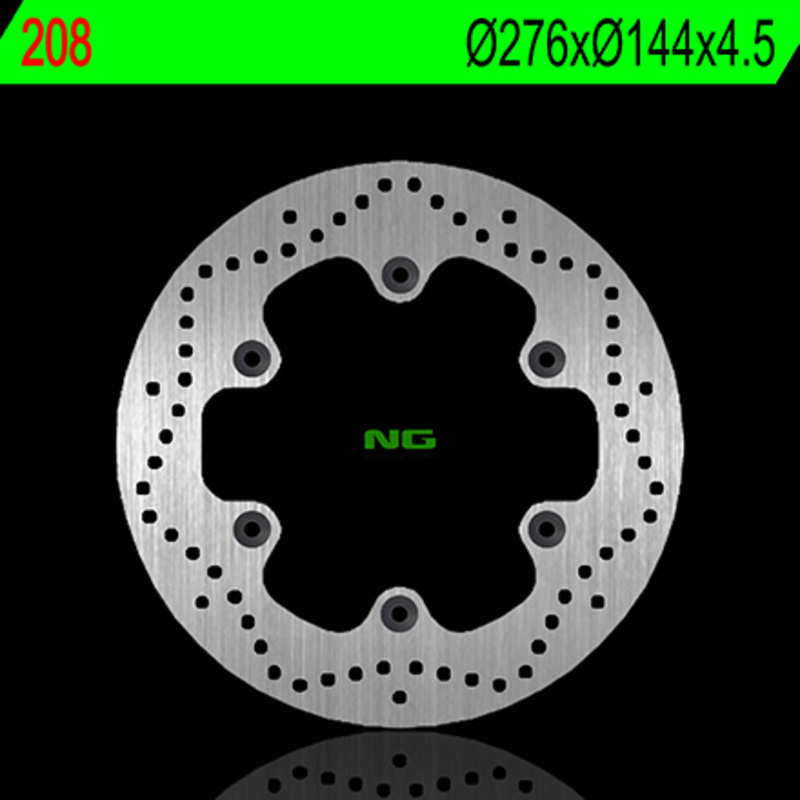 Disco de freno NG BRAKES redondo fijo 208