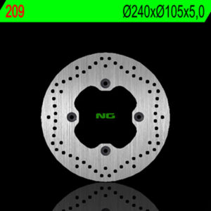 Disco de freno NG BRAKES redondo fijo 209