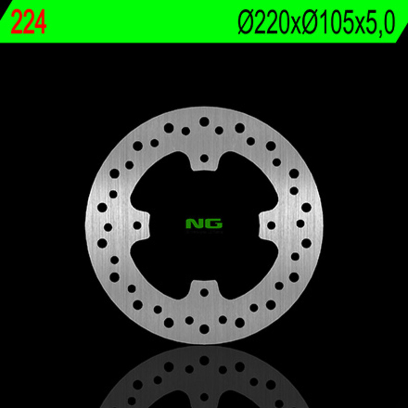 Disco de freno NG BRAKES redondo fijo 224