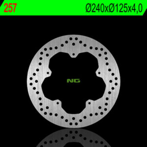 Disco de freno NG BRAKES redondo fijo 257