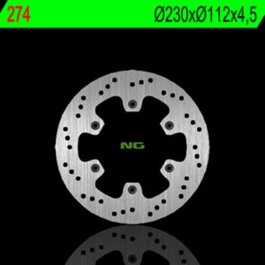 Disco de freno NG BRAKES redondo fijo 274