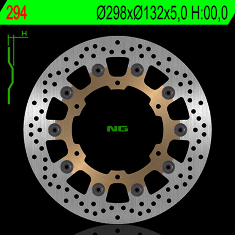 Disco de freno NG BRAKES redondo flotante 294