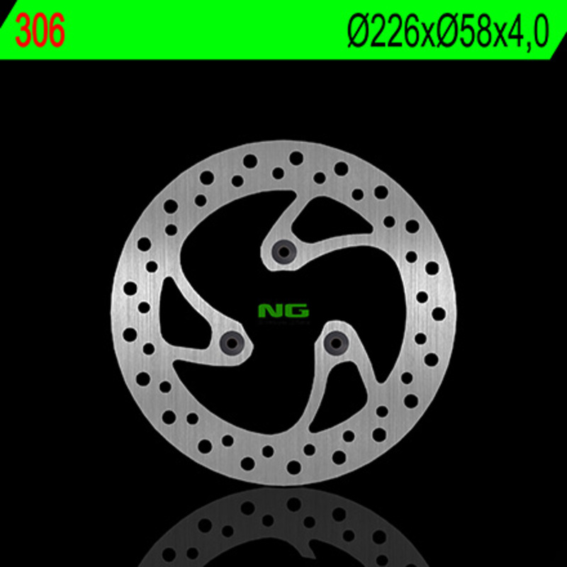 Disco de freno NG BRAKES redondo fijo 306