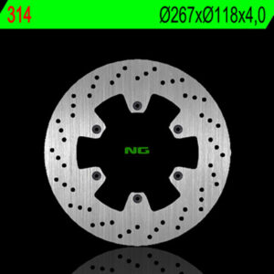 Disco de freno NG BRAKES redondo fijo 314