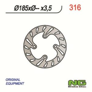 Disco de freno NG BRAKES redondo fijo 316
