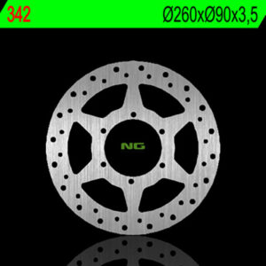 Disco de freno NG BRAKES redondo fijo 342