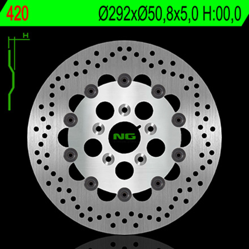 Disco de freno NG BRAKES redondo flotante 420