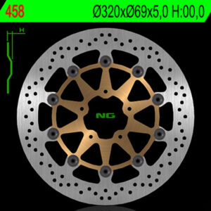 Disco de freno NG BRAKES redondo flotante 458